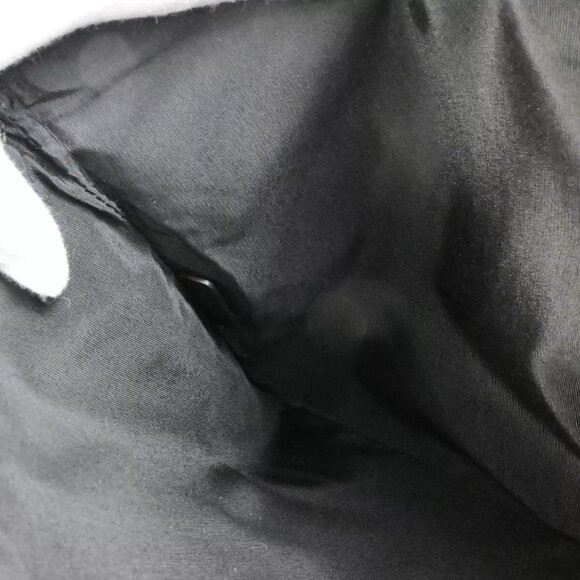DIOR HOMME Logo Francois Bard Clutch Hand Bag Nylon Leather Black - Picture 7 of 15